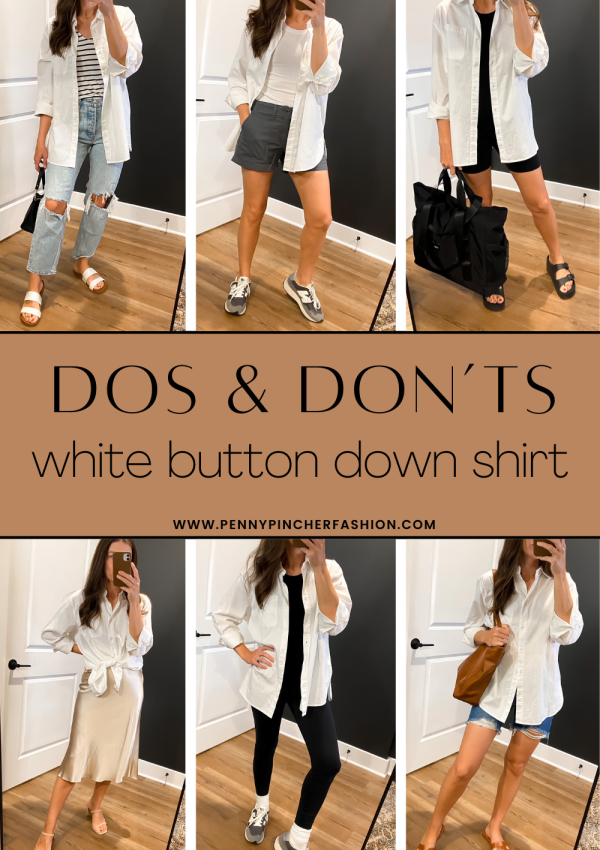 How to Wear a White Button Down Shirt
